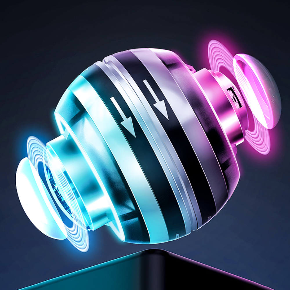 LED Wrist Ball Trainer Relax Gyroscope Ball Muscle Power Gyro Arm Hand Exerciser