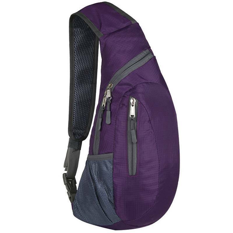 Men Small Chest Bags Pack Travel Outdoor Gym Shoulder Sling