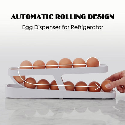 Rolldown Refrigerator Egg Dispenser Auto Rolling Egg Holder 2