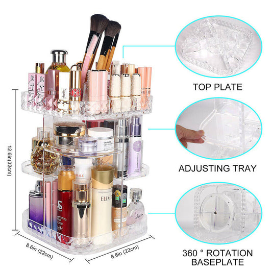 Makeup Organiser Acrylic Cosmetic Storage