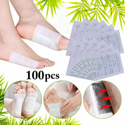 Upto300 Pack Detox Foot Patches Pads Natural plant