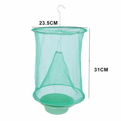 6 Pack Reusable Fly Trap Insect Killer Net Cage Trap