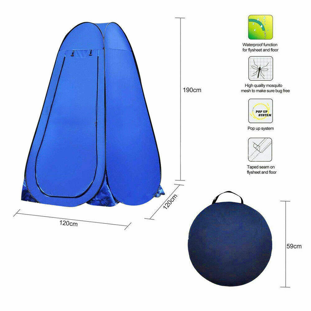 Portable Pop Up Outdoor Shower Tent Toilet Privacy