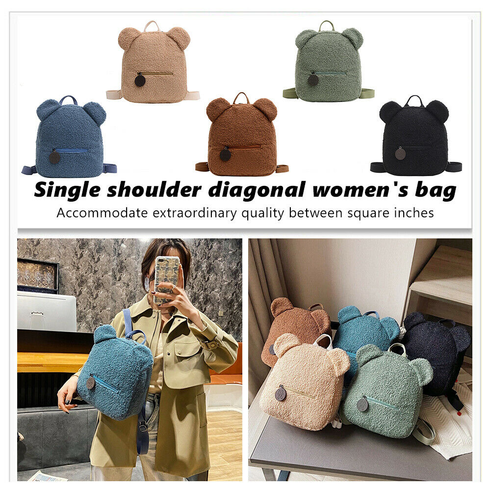 Cute Bear Shaped Shoulder Backpack