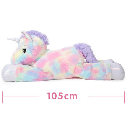 105 Big Plush Rainbow Unicorn Toy Xmas Gift