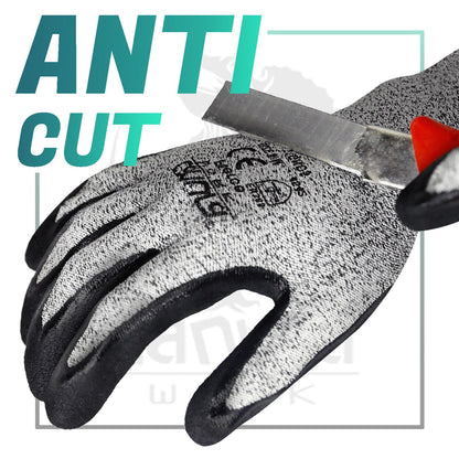 Cut Resistant Level 5 Nitrile Anti Cut Safety Gloves