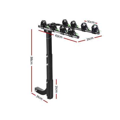 4 Bicycle Carrier Bike Car Rear Rack 2