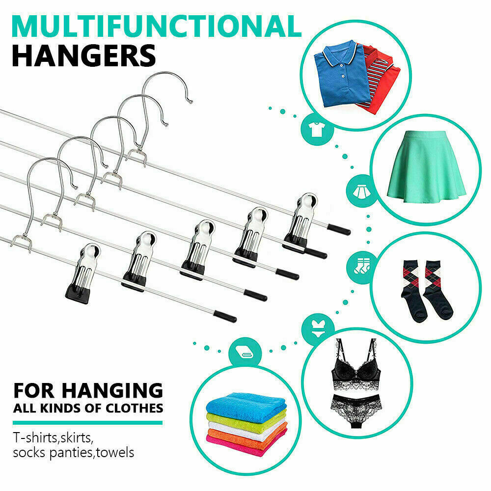 20 Metal Clip Hangers