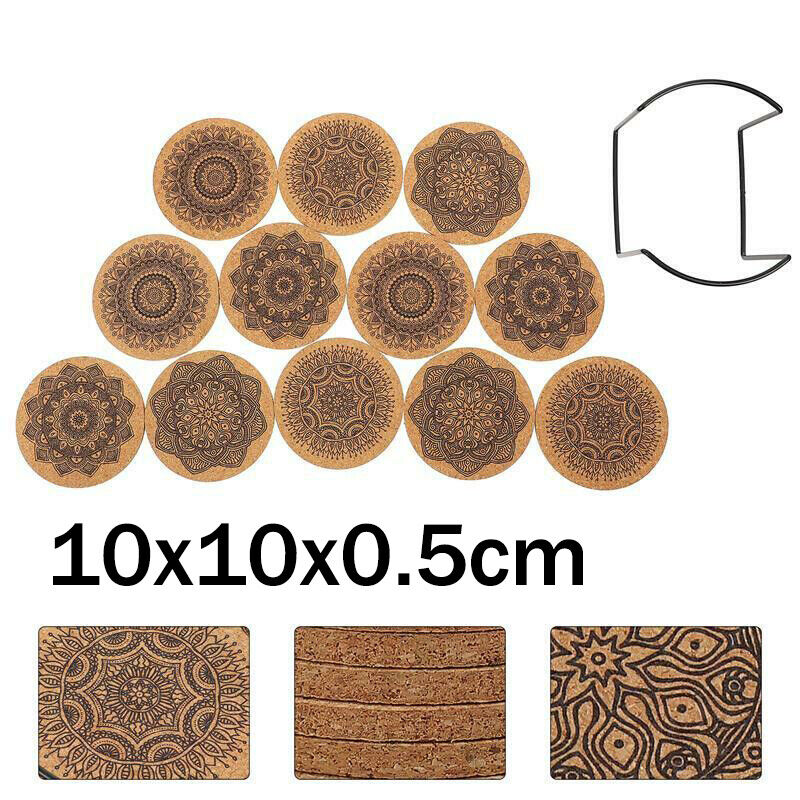 12Pc Cup Coasters Coffee Pad