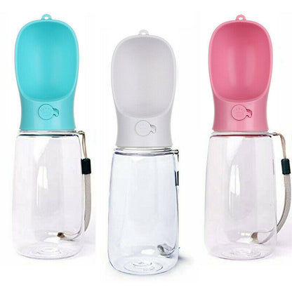 550ML Dog Cat Water Bottle Drinking Cup Feeder