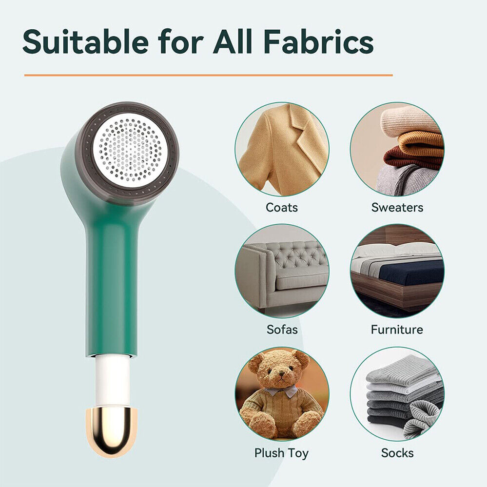 Fuzz Pilling Lint Remover Bobble Fluff Clothes Balls Rechargeable Fabric Shaver