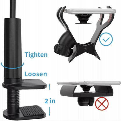 Mobile Phone Flexible 360° Clip Mount Stand
