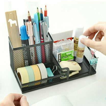 Desk Organizer Pen Holder Storage Container Stationery