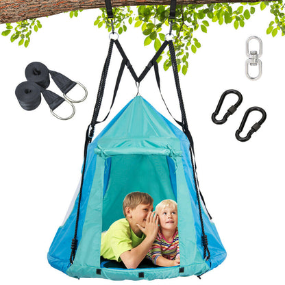 Tree Swing Set 2 IN 1 Hanging Tent Kids Outdoor Yard Garden Toy AU