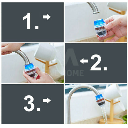 3X Tap Water Purifier Carbon Coconut Clean Filter