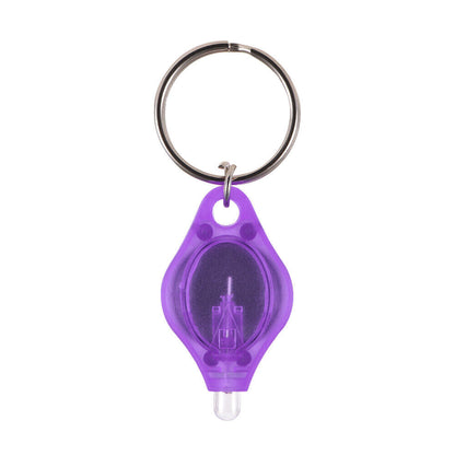 LED Keyring Torch UV Key Ring Purple Light Chain