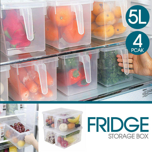 Refrigerator Storage Box Food Container Kitchen