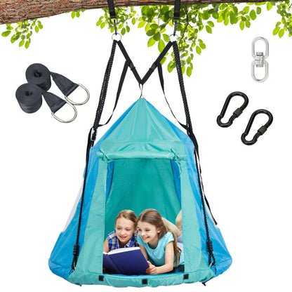 Tree Swing Set 2 IN 1 Hanging Tent Kids Outdoor Yard Garden Toy AU