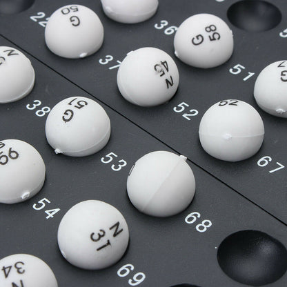 Bingo Game Lotto Lottery Cage 75 Balls Machine