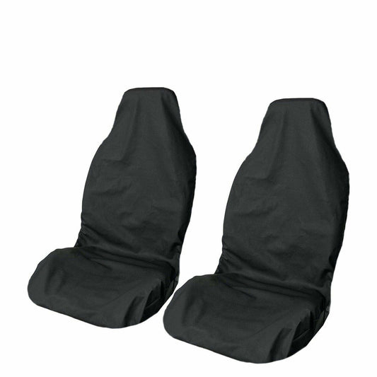 THROW OVER STYLE CAR FRONT SEAT COVERS SEAT PROTECTOR WATERPROOF UNIVERSAL