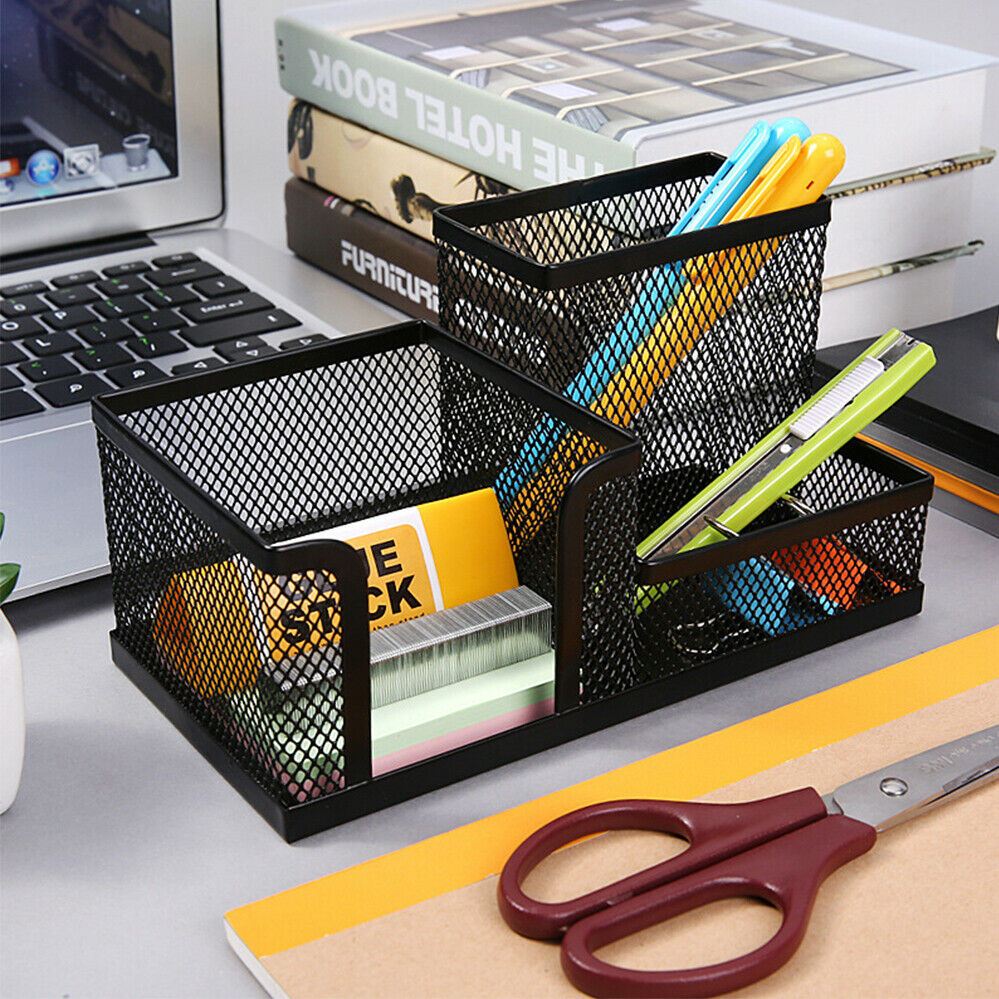 Desk Organizer Pen Holder Storage Container Stationery