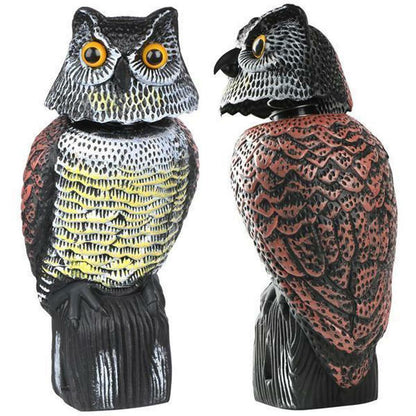 Large Realistic Owl Decoy Bird Deterrent