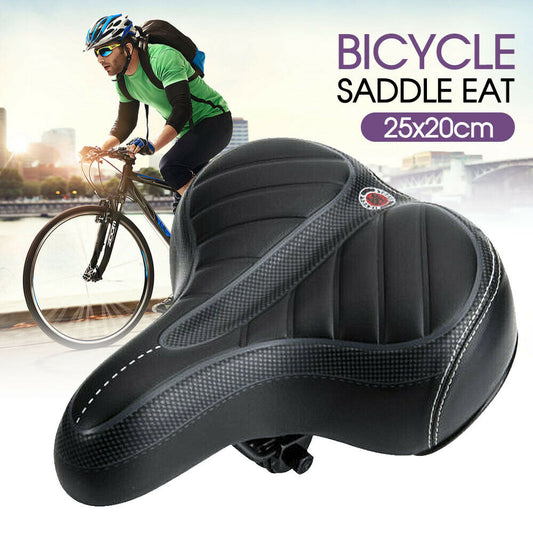Bicycle Saddle Bike Seat Wide Extra Comfort Soft Cushion