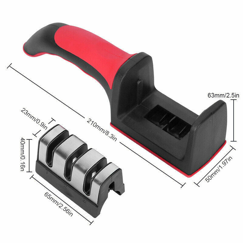 Knife Sharpener 3 Stage Kitchen Sharp Knives Sharpening Tool