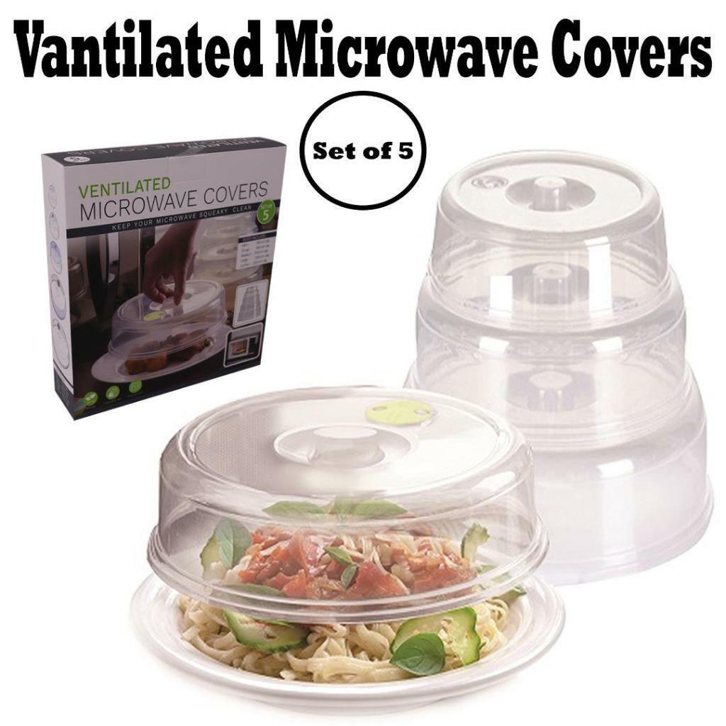 Microwave Cover Ventilated Steam vents