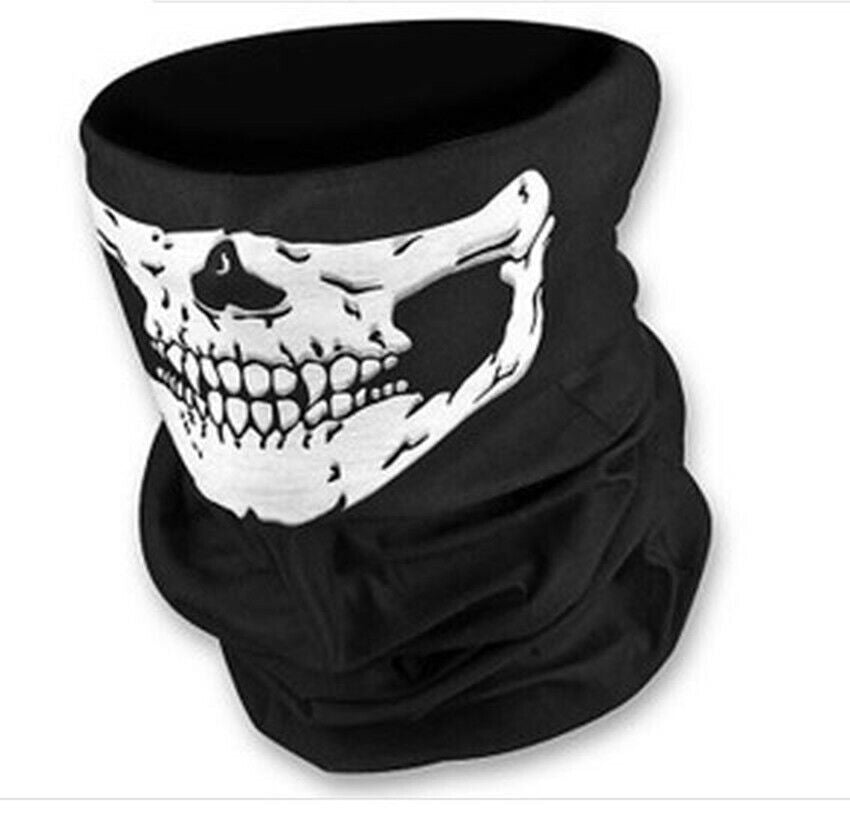 Skull Half Face Mask Bike Motorcycle