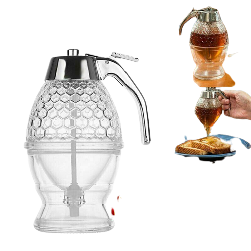 Honey Syrup Dispenser Pot stand Jar