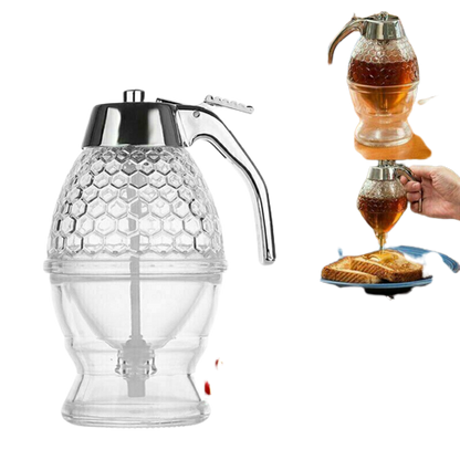 Honey Syrup Dispenser Pot stand Jar