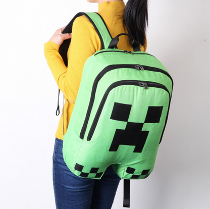 Minecraft School Backpack Creeper