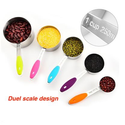 Measuring spoons cups 10PCS stainless steel