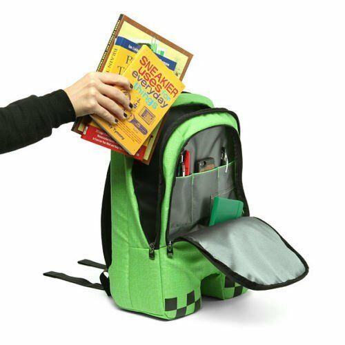 Minecraft School Backpack Creeper